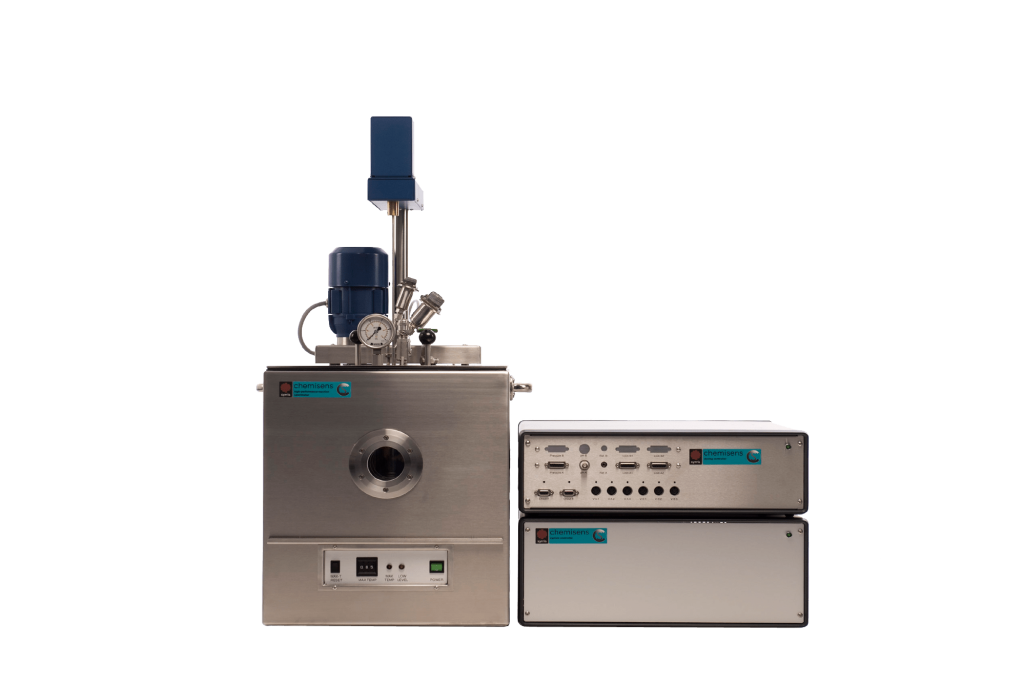 A photograph of the Syrris Chemisens reaction calorimeter