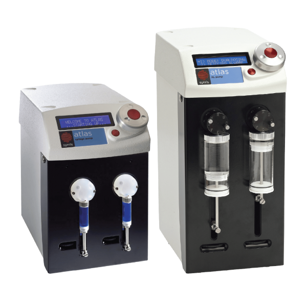 Atlas Syringe Pump and Atlas XL Syringe Pump - side by side - 1335x1335